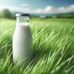Bouteille de lait, image générée par Dall-e